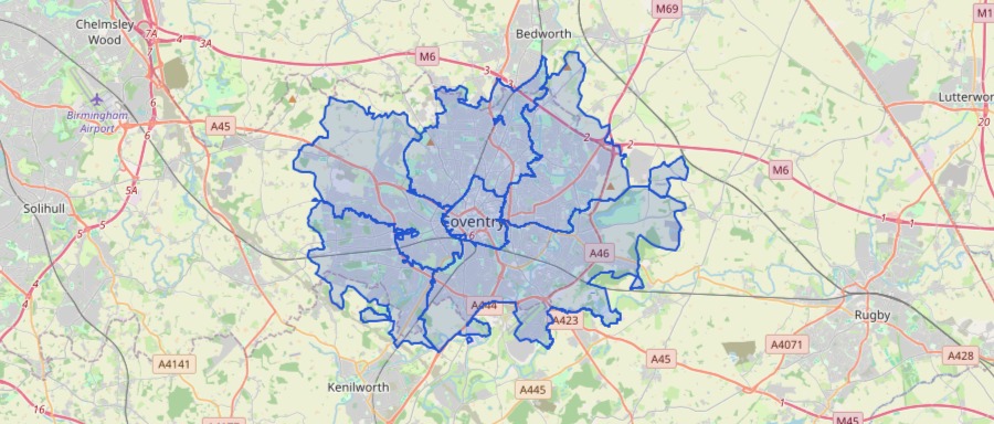 Coventry Investment Map